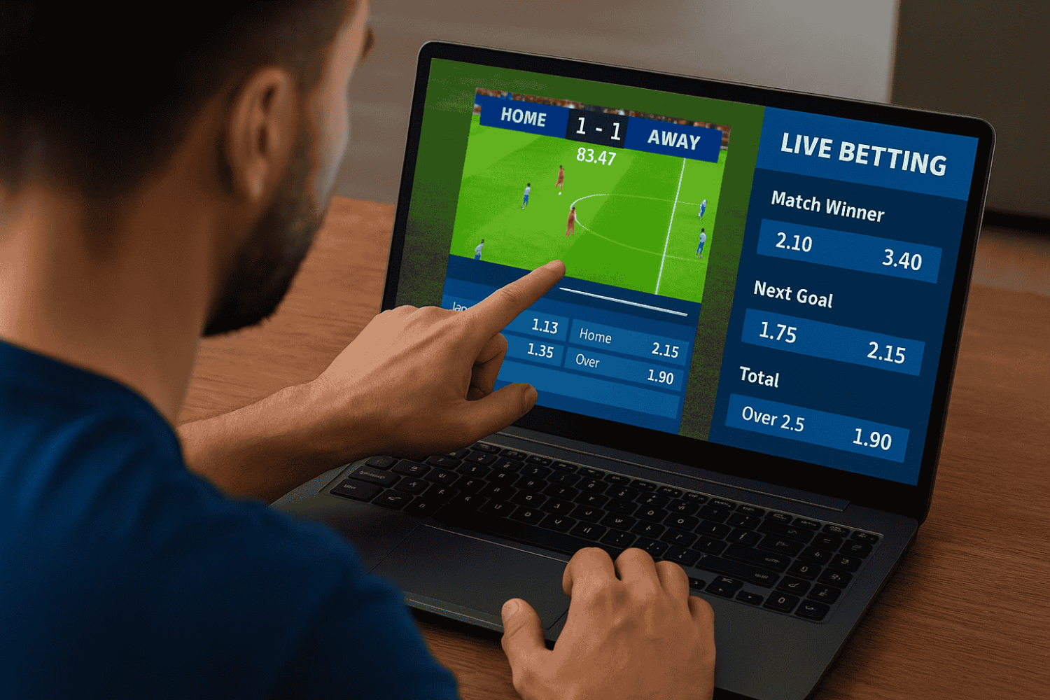 live betting on football