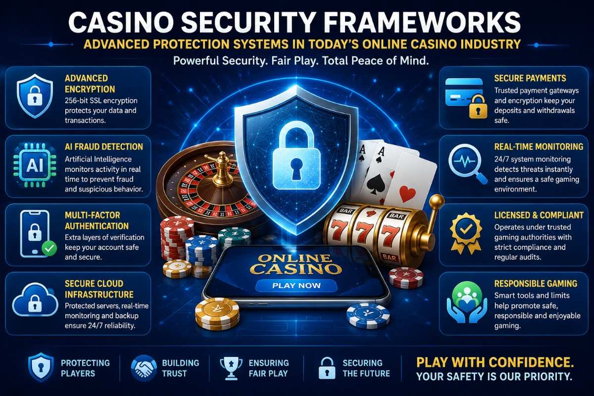 Casino Security Frameworks — Advanced Protection Systems in Today’s Online Casino Industry