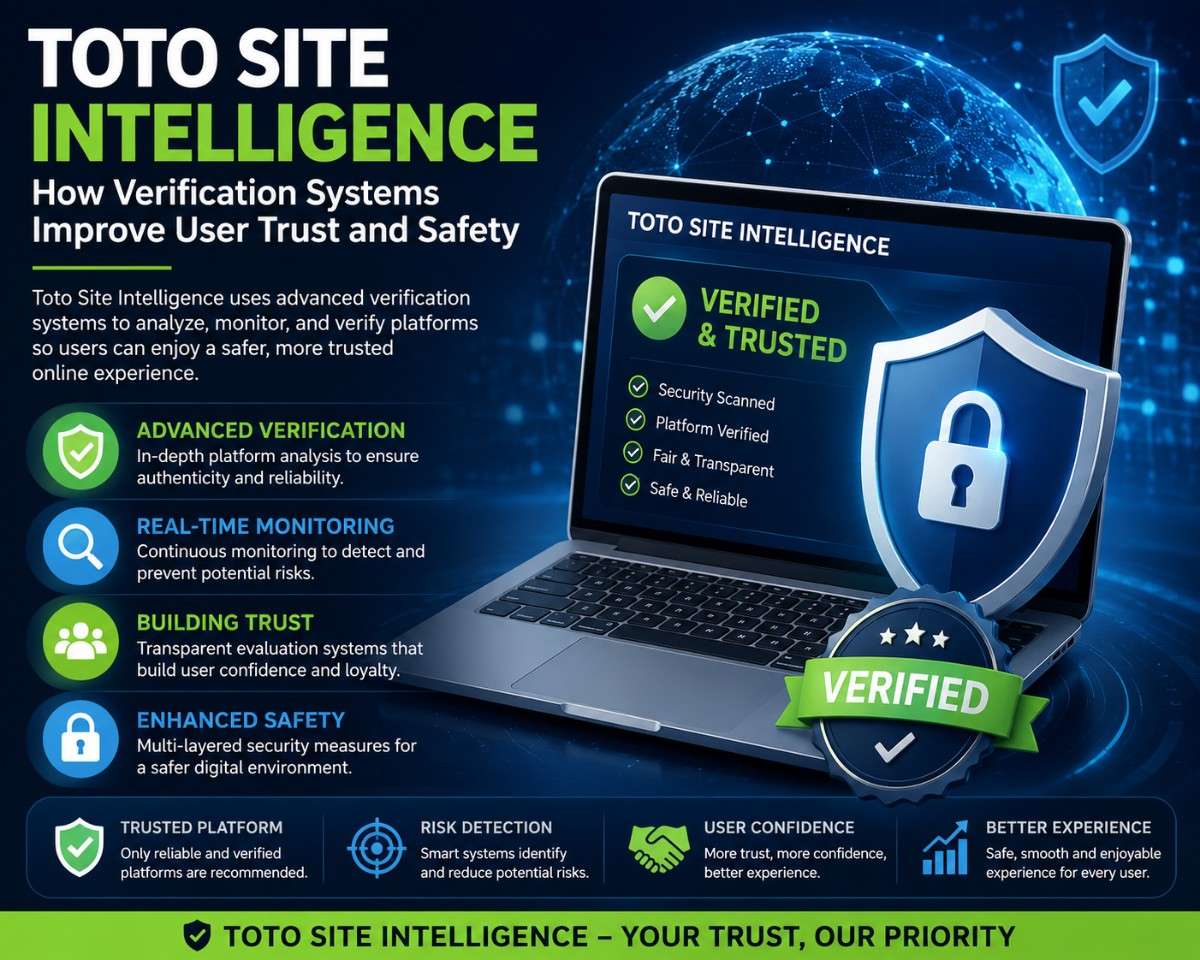 Toto Site Intelligence — How Verification Systems Improve User Trust and Safety