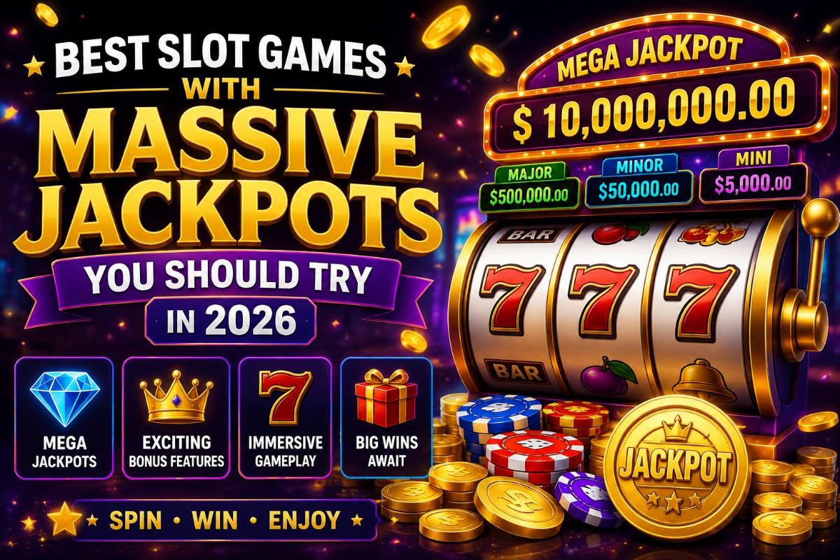Best Slot Games with Massive Jackpots You Should Try in 2026