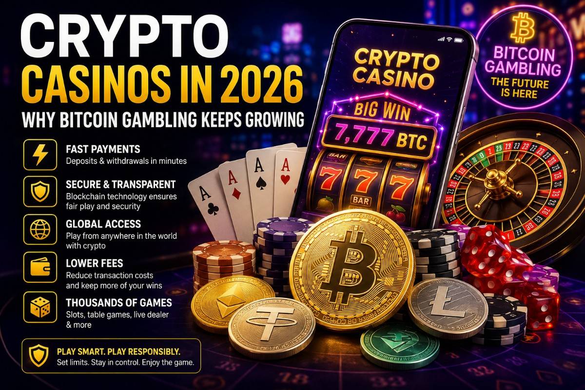 Crypto Casinos in 2026 — Why Bitcoin Gambling Keeps Growing