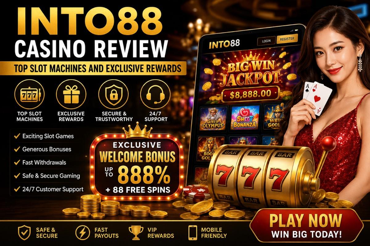 INTO88 Casino Review — Top Slot Machines and Exclusive Rewards