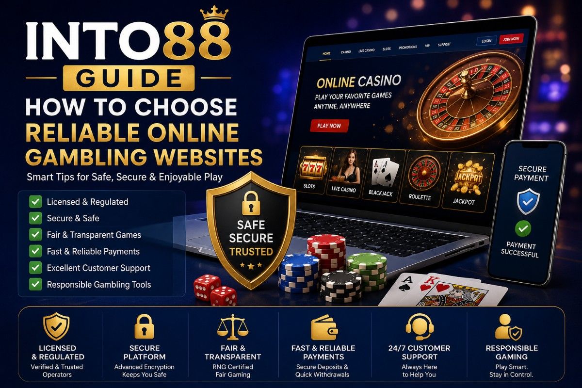 INTO88 Guide — How to Choose Reliable Online Gambling Websites