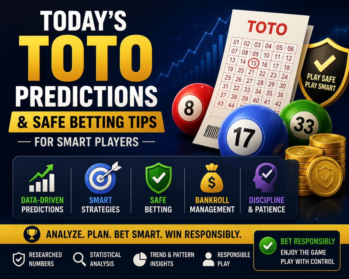 Today’s Toto Predictions and Safe Betting Tips for Smart Players