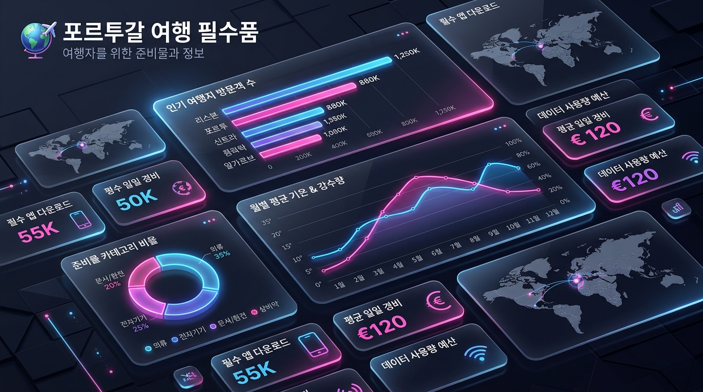 포르투갈 여행 필수품: 여행자를 위한 준비물과 정보