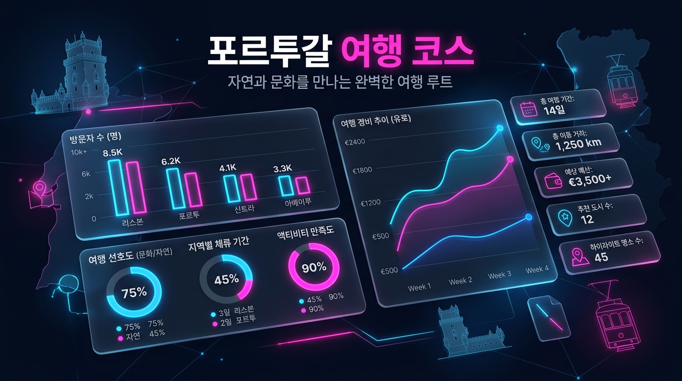 포르투갈 여행 코스: 자연과 문화를 만나는 완벽한 여행 루트