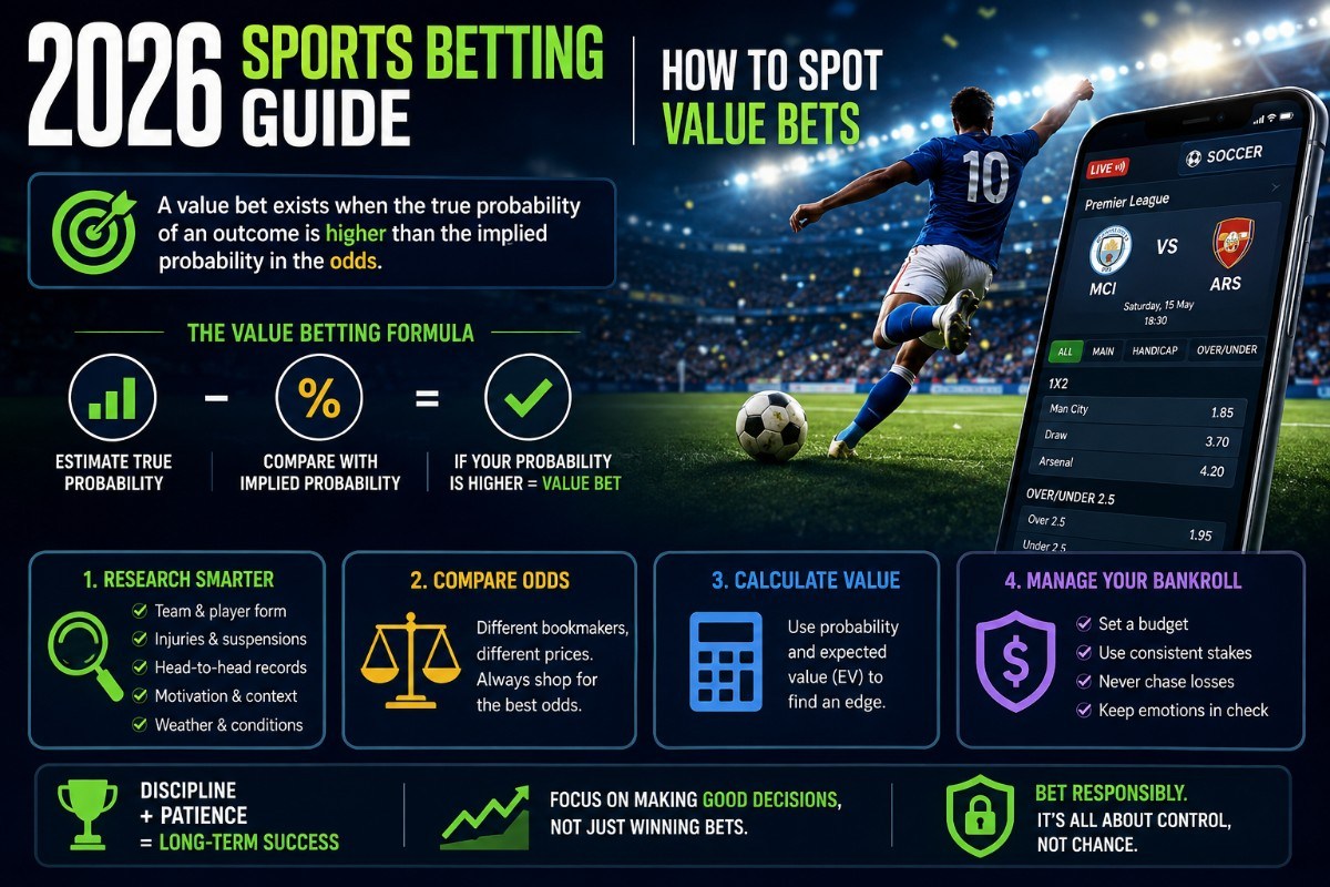2026 Sports Betting Guide: How to Spot Value Bets
